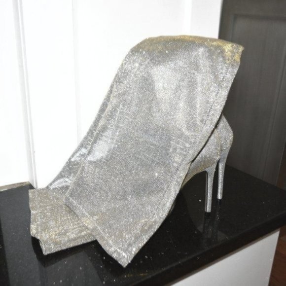 LEKISHA // Sparkly Over the Knee Pointed Toe Stiletto Boots - Picture 8 of 13